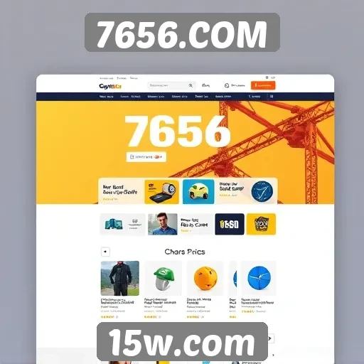 Análise da interface do usuário do site 7656.COM